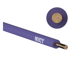 Vodič CY 1 H05V-U fialový drát měděný s izolací