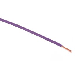 Vodič CYA 0,75 H05V-K fialový  lanko s izolací měděné