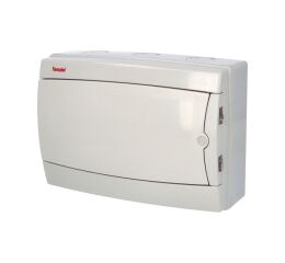 Skříň ACQUA 3912-TB  IP65, 12 mod., šedé dveře, 217x307x105mm