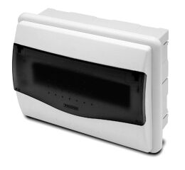 Skříň NUOVA 3508 IP40,   8 mod., pod omítku, průhledné dveře