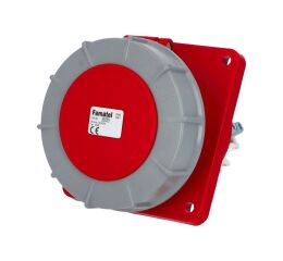 Zásuvka vestavná 24338 IP67/400V/125A/5P 6h, šikmá 10° Famatel