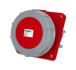 Zásuvka vestavná 24337 IP67/400V/125A/4P 6h, šikmá 10° Famatel