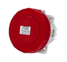 Zásuvka vestavná 24335 IP67/400V/63A/5P 6h, šikmá 10° Famatel