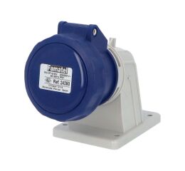 Zásuvka vestavná 24250 IP67/230V/16A/3P 6h, úhel 90° - SpeedPRO Famatel