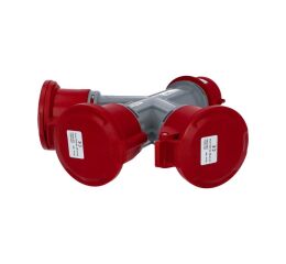 Rozbočovač (adaptér) 15009 IP44 400V/32A/5P 6h, 3 vývody Famatel