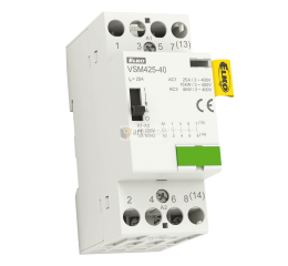 Instalační stykač s manuálním ovládáním VSM425-22 24V AC ELKO ep