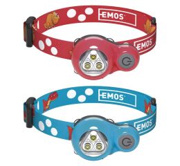 Dětská LED čelovka Dino, 2× CR2032 *P3540