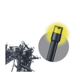 LED řetěz – krápníky, 3×AA, IP44, teplá bílá, časovač *ZY2059