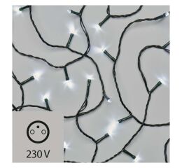 100 LED řetěz, 5m, IP20, studená bílá *ZYK0104