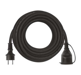 Neoprenový prodlužovací kabel spojka 10m 3x 2,5mm, černý *P01710R