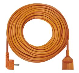 Prodlužovací kabel 30 m / 1 zásuvka / oranžový / PVC / 230 V / 1,5 mm2