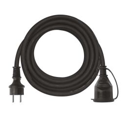 Prodlužovací kabel gumový – spojka, 5m, 3× 1,5mm2 *P01705