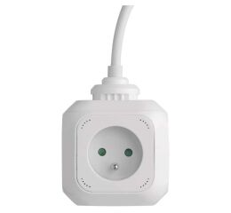 Rozbočovací kostka s prodl. přívodem, 2 USB,4Z.,1,9m *P04119U