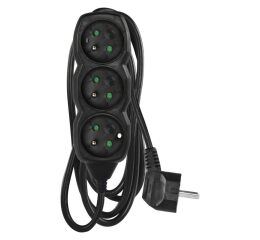 PRODLUŽKA 3Z 2M ČERNÁ *PC0312 emos