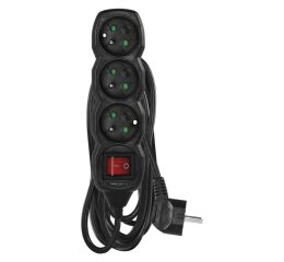 PRODLUŽKA 3Z 5M S VYP. ČERNÁ *PC1315