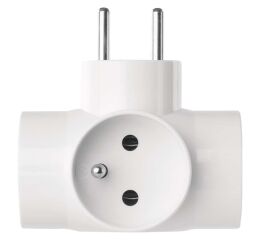 Zásuvka rozbočovací 3 x kulatá F3NI-3 P0024N