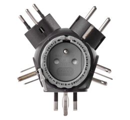 Adaptér cestovní univerzální pro mnoho zemí P0056N