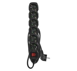 PRODL. 6Z 1,5M S VYP. 1,5MM ČERNÁ SCHU *PC1621R emos