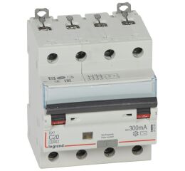 DX3 KOMB. 4P C20 300MA AC 6KA  *411206 Legrand