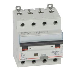 DX3 KOMB. 4P C25 300MA AC 6KA  *411207 Legrand