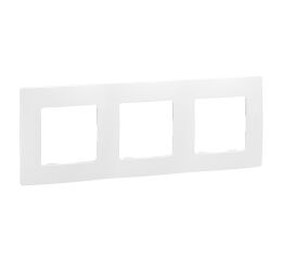 Niloé rámeček 3-násobný bílý *665003 pro vodorovnou i svislou montáž Legrand
