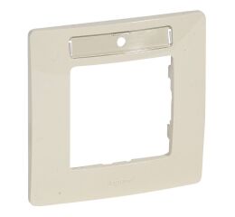 NIL RÁM.S DRŽÁKEM ŠTÍTKŮ BÉŽ.  *665016 Legrand