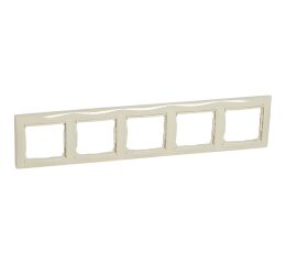 VA RÁMEČEK 5P HOR. BÉŽOVÝ  *774355 Legrand