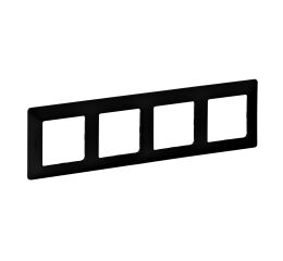 Valena LIFE rámeček 4-násobný barva černá *754254 Legrand