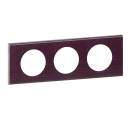 CL RÁMEČEK 3P KŮŽE FIALOVÁ  *069443 Legrand