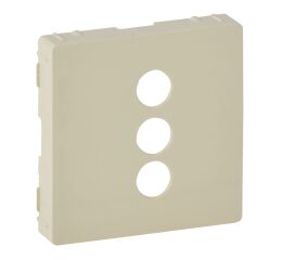 Valena LIFE kryt zásuvky 3 X RCA barva béžová *754721 Legrand