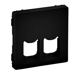 Valena LIFE kryt zásuvky 2XRJ45 barva černá *756422 Legrand