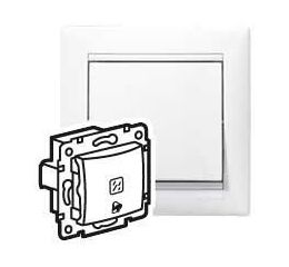 VA BÍLÁ TLAČÍTKO SE SIGNÁLKOU  *774215 Legrand