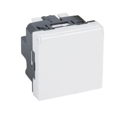 Zásuvka Mosaic 2P+T BÍLÁ 2M   77149