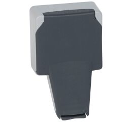 PLE66 ZÁS. 2P+T LOCK66 ŠEDÁ PS  *090485 Legrand