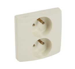 NIL ZÁSUVKA 2X2P+T BÉŽ.  *664833 Legrand
