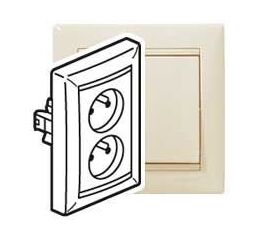 VA BÉŽ. ZÁSUVKA 2X2P+T  *774392 Legrand