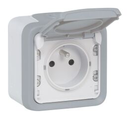 PLX55 ZÁS. 2P+T DO ŠEDÁ  *069731E Legrand