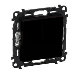 Valena LIFE přepínač střídavý č.6+6 barva černá  *756308 Legrand