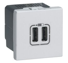 MOSN 2XUSB NABÍJEČ.2,4A BÍLÁ  *278594L Legrand