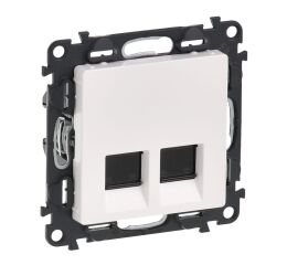 Valena LIFE zásuvka 2-násobná RJ45 CAT.6 UTP LCS barva bílá *753143 Legrand