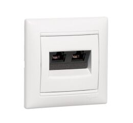 VA BÉŽ. ZÁS. 2XRJ45 UTP CAT5E  *774139 Legrand