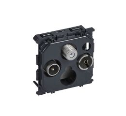 CL ZÁSUVKA TV-RD-SAT KONCOVÁ  *067379 Legrand