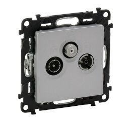 Valena LIFE zásuvka TV-RD-SAT hvězda barva hliník *753352 Legrand