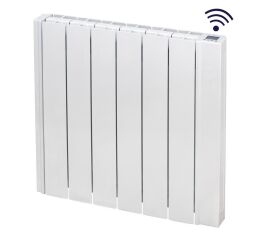 Radiátor elektrický INGENIUM 1500W 58x106x8cm RD12W bílý olejový akumulační s LCD displejem Gabarrón