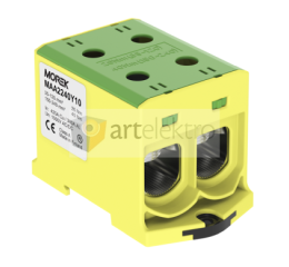 Univerzální řadová svorka OTL 240-2xAl/Cu 35-240mm? 1000V zel/žlutá typ MAA2240Y10 Morek