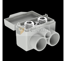 Distribuční svorka SLT 50-2-1 žluto-zelená Al 10-50/Cu 2.5-35 mm2 1000V (+1,5-6mm2) typ MAS2051Y10 Morek