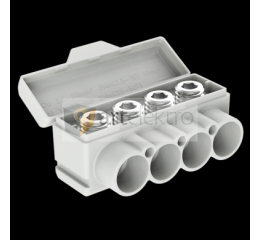 Distribuční svorka SLT 50-4 žluto-zelená Al 10-50/Cu 2.5-35 mm2 1000V typ MAS4050Y10 Morek
