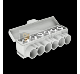 Distribuční svorka SLT 50-6 šedá Al 10-50/Cu 2.5-35 mm2 1000V typ MAS6050A10 Morek