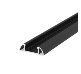 Profil hliníkový AL-PROFIL (U) B 2m barva černá lakovaná GXLP056 Greenlux