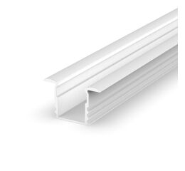 Profil hliníkový AL-PROFIL (F1) W 2m barva bílá lakovaná GXLP114 Greenlux